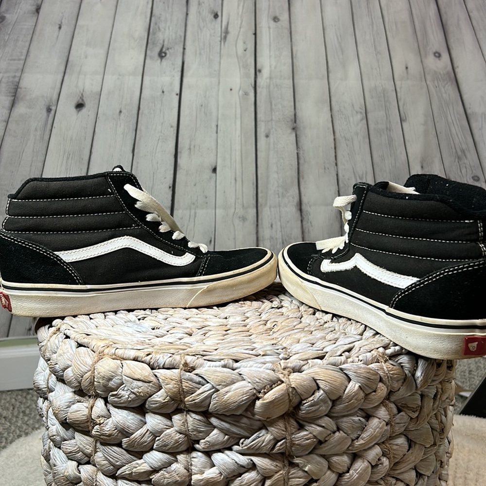 Vans Old Skool Black High Tops 5.5 - Picture 8 of 8